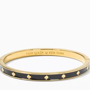 Spot The Spade Enamel Hinged Bangle